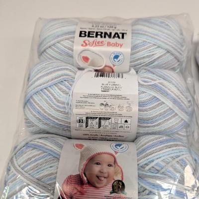 Bernat Softee Baby Yarn - Blue Flannel (#10)