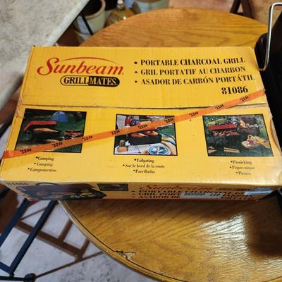 Camping Lot, 2 Sunbeam Stoves, Coleman 9 cup Percolator