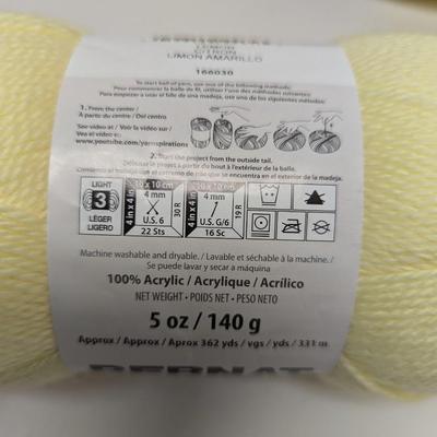 Bernat Softee Baby Yarn - Lemon (#12)