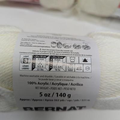 Sale Photo Thumbnail #2363: Bernat Softee Baby Yarn - Antique White (#14)