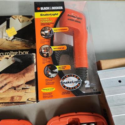 Mixed lot Household Tools Mole Trap , Jumper Cable , Chain Saw , Ramp Caps, Water Ace Pump tested
