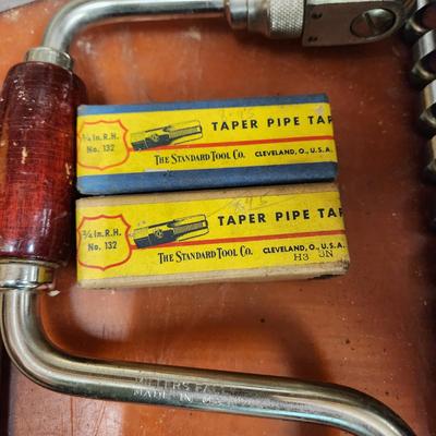 Large Collectible Vintage Tool Lot Miller, Irwin, Stanley K&E Machine Cut Steel letters, Craftsman Router Stencil Set