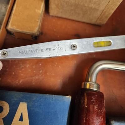 Large Collectible Vintage Tool Lot Miller, Irwin, Stanley K&E Machine Cut Steel letters, Craftsman Router Stencil Set