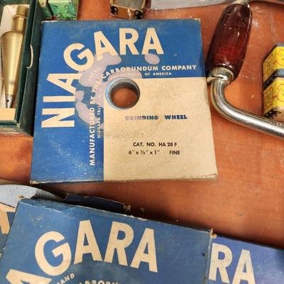 Large Collectible Vintage Tool Lot Miller, Irwin, Stanley K&E Machine Cut Steel letters, Craftsman Router Stencil Set