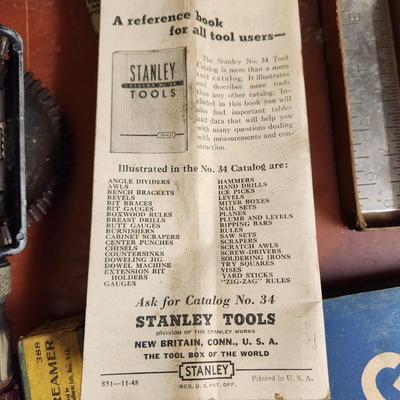 Large Collectible Vintage Tool Lot Miller, Irwin, Stanley K&E Machine Cut Steel letters, Craftsman Router Stencil Set