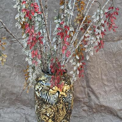 Safari Animal Vase Decor