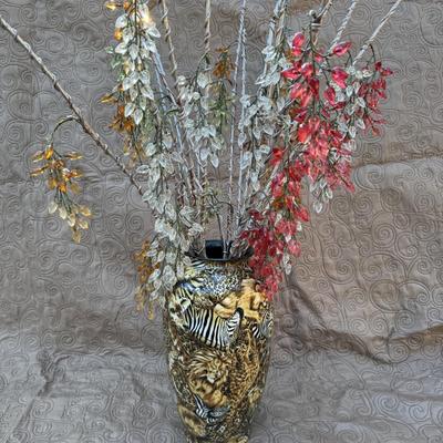Safari Animal Vase Decor