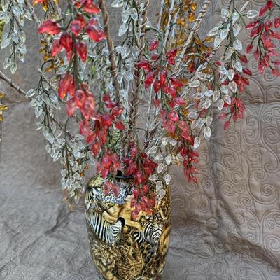 Safari Animal Vase Decor