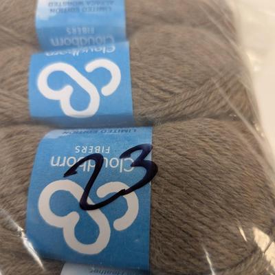 Cloudborn Fibers LE Alpaca Worsted - Stone Heather - (#23)