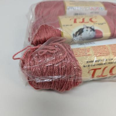 Red Heart TLC Yarn - Coral Rose - (#26)