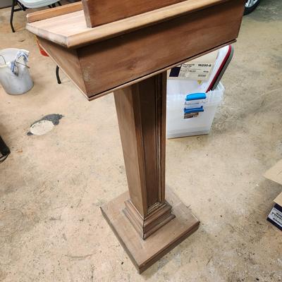 Handmade Wood Podium 43"