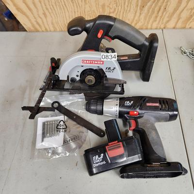Craftsman 19.2 v Tools Not tested No Charger