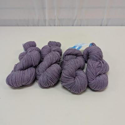 Sale Photo Thumbnail #2455: Cloudborn LE Alpaca Silk Wool Worsted - Lavender Heather - (#31)