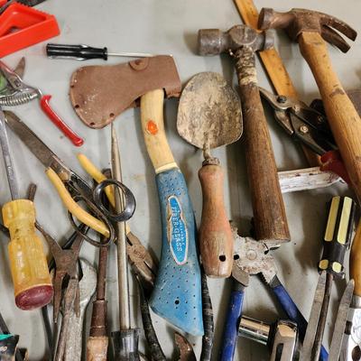 Large Table Top Lot of Tools