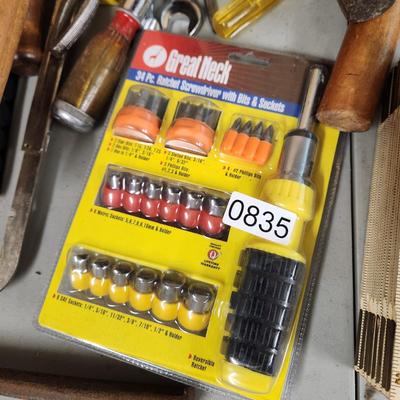 Large Table Top Lot of Tools