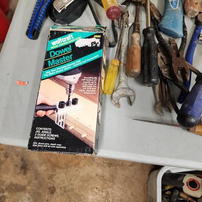 Large Table Top Lot of Tools