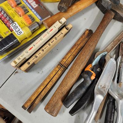 Large Table Top Lot of Tools