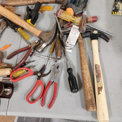 Another Large Table Lot of Tools plus Roughneck Tote Stanley Planes