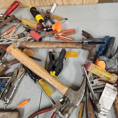 Another Large Table Lot of Tools plus Roughneck Tote Stanley Planes