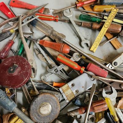 Another Large Table Lot of Tools plus Roughneck Tote Stanley Planes