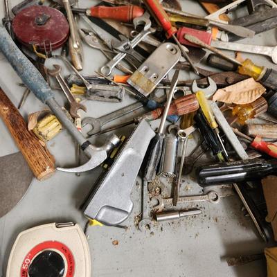 Another Large Table Lot of Tools plus Roughneck Tote Stanley Planes