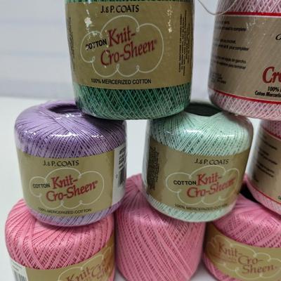 J & P Coats Knit-Cro-Sheen Thread (#32)