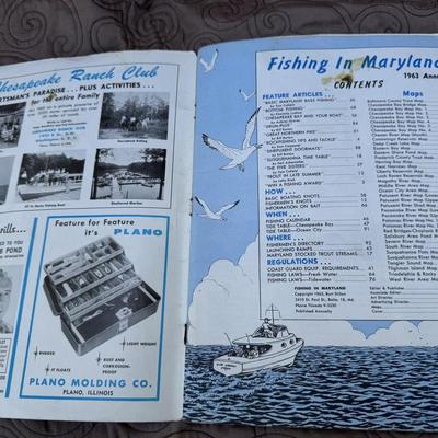 1963 Fishing in Maryland Magazine