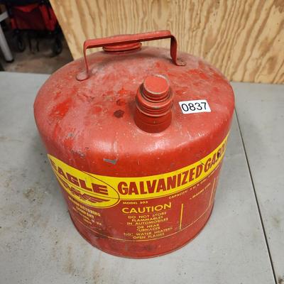 Eagle Red Galvanized 5 Gallon Can Model 505