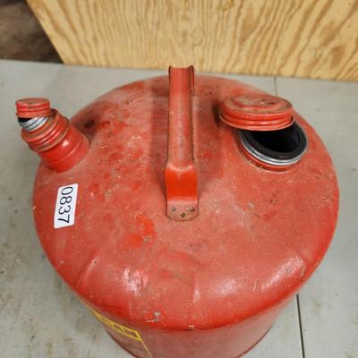 Eagle Red Galvanized 5 Gallon Can Model 505