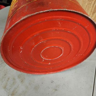 Eagle Red Galvanized 5 Gallon Can Model 505