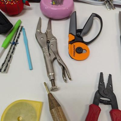 Assortment Of Crafting Supplies/Tools