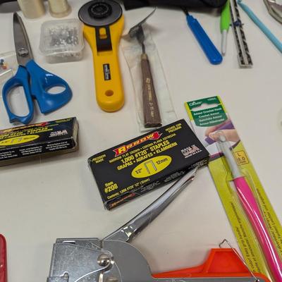 Assortment Of Crafting Supplies/Tools