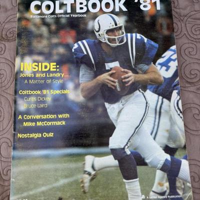 Coltbook - Yearbook 81’, Pro Game Day 81’ Baltimore Colts Edition