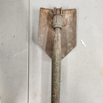 Vintage Military Folding Shovel