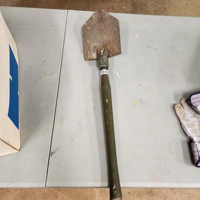 Vintage Military Folding Shovel