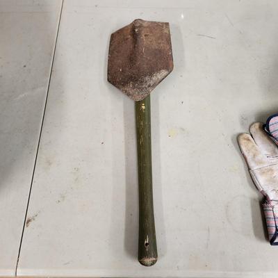 Vintage Military Folding Shovel