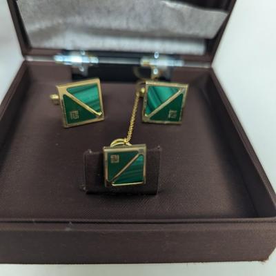 Pierre Balmain Cuff Links & Tie Clasp