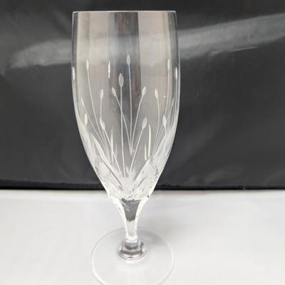 6 - Mikasa Petit Point Water Glasses