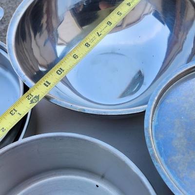 Revere ware copper bottom pot lot