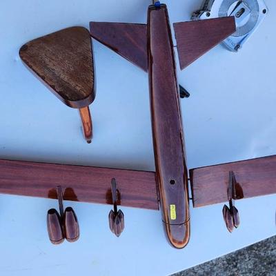 Mahogany Wood Model Plane, wooden jewelry box