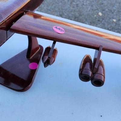 Mahogany Wood Model Plane, wooden jewelry box
