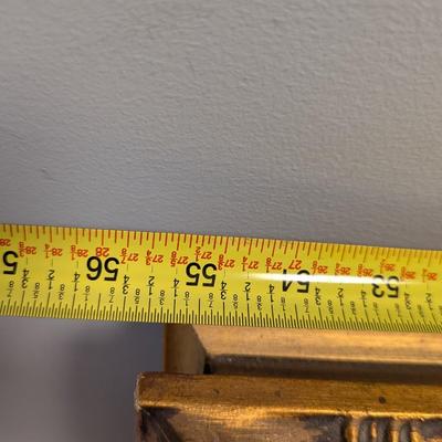 Beveled Gold Framed Mirror Approx 55 1/2" x 38 1/2"
