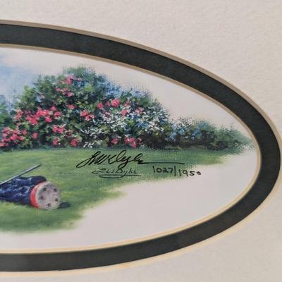 Artist Larry Dyke Augusta Golf Course Lithographs - 1 Signed & Numbered