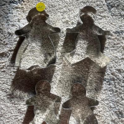 Aluminum cookie cutters-people