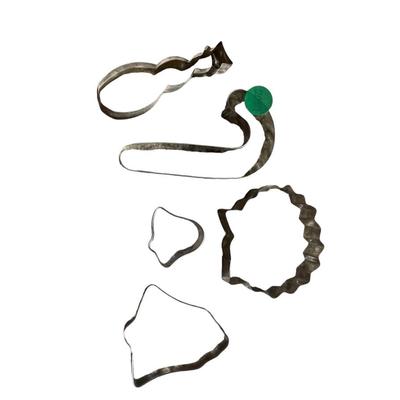 Aluminum cookie cutters-candy cane