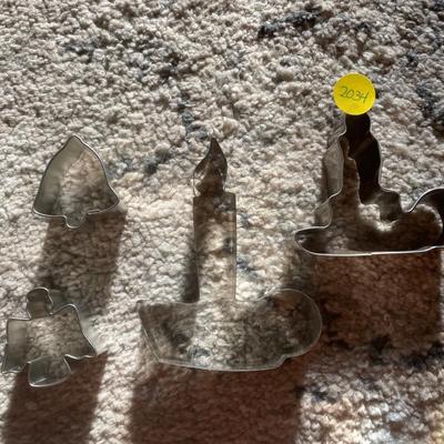 Aluminum cookie cutter- candle