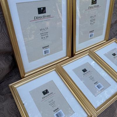 New Gold Tone Picture Frames