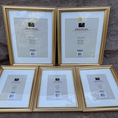 New Gold Tone Picture Frames