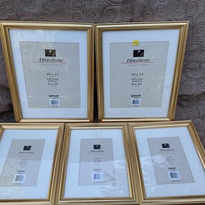 New Gold Tone Picture Frames