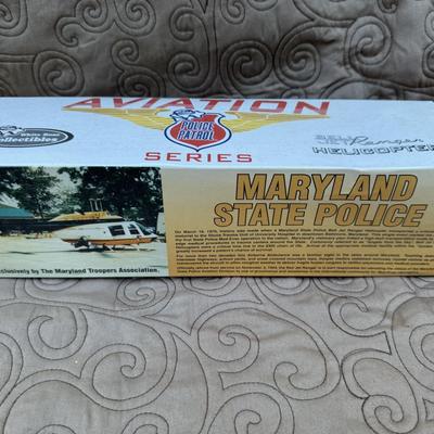 Maryland State Police Limited Edition 1:43 Bell Jet Ranger Helicopter